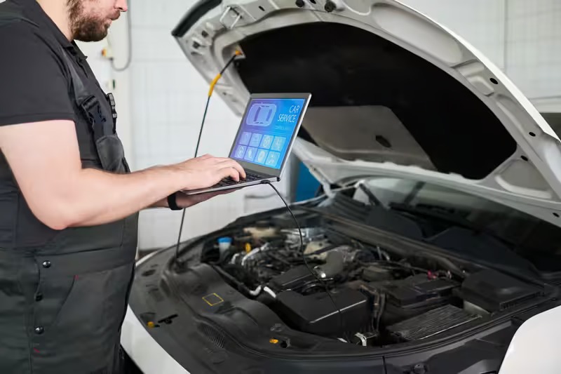 How much does a car diagnostic test cost at a local repair shop?